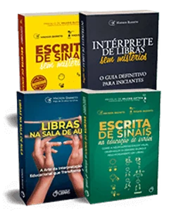 Box Libras Sem Travas: 4 livros impressos e 300 cartões de memorização