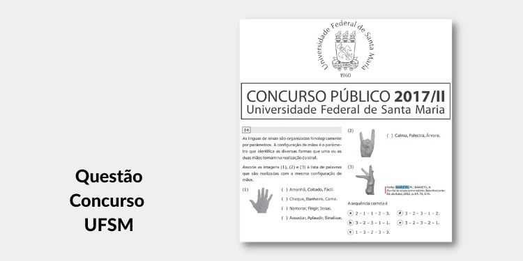 Questão de prova do concurso UFSM citando o livro